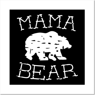 Mama Bear Grunge Mothers Day Gift Posters and Art